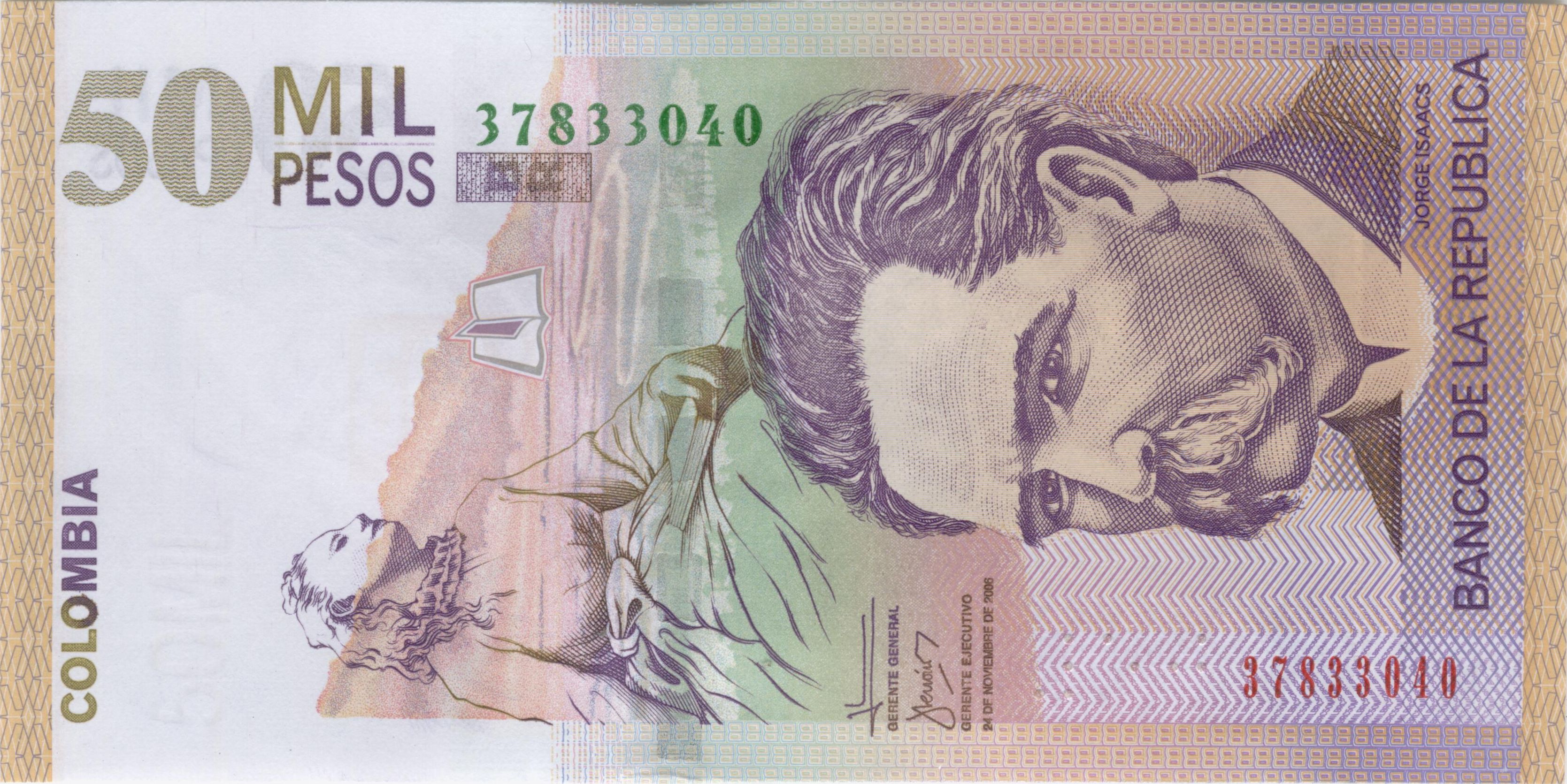 Los héroes de los viejos billetes en Colombia