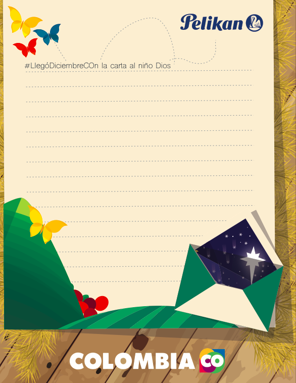 Carta al Niño Dios, Navidad en Colombia, #LlegóDiciembreCOn
