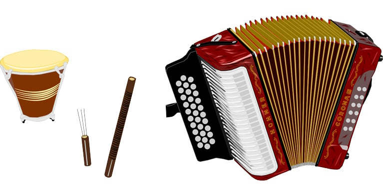 Details about   Musical instrument keychain Colombia souvenir Guasa. 