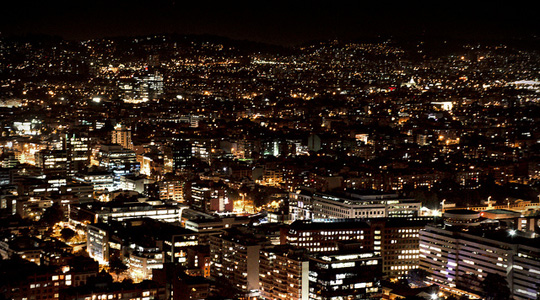 Bogota at night