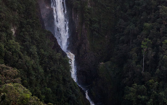 Colombia waterfalls, Colombian cascades, Isnu, Salto de Bordones
