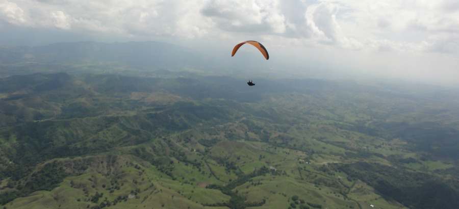 Air, Colombia, landscape, Experiences, Tourism, parachute