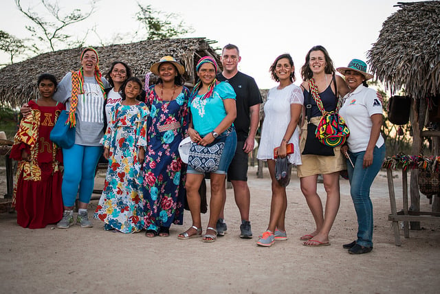 foreigners with Colombian indigenous communities, the most welcoming country in the world
