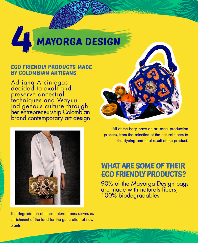 Colombia design environmentally friendly products - discover Colombian eco friendly products- New Colombian entrepreneurship brands