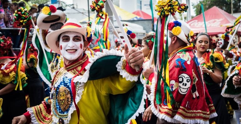 The Carnival of Barranquilla, one of the most beautiful and famous celebrations in Colombia.