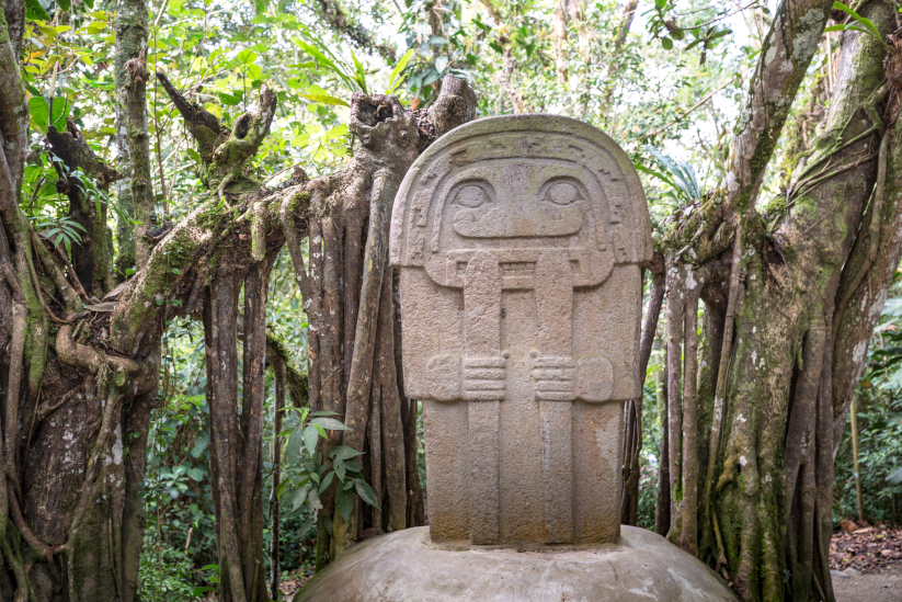 San Agustín Archeological Park in Huila, Colombia. 