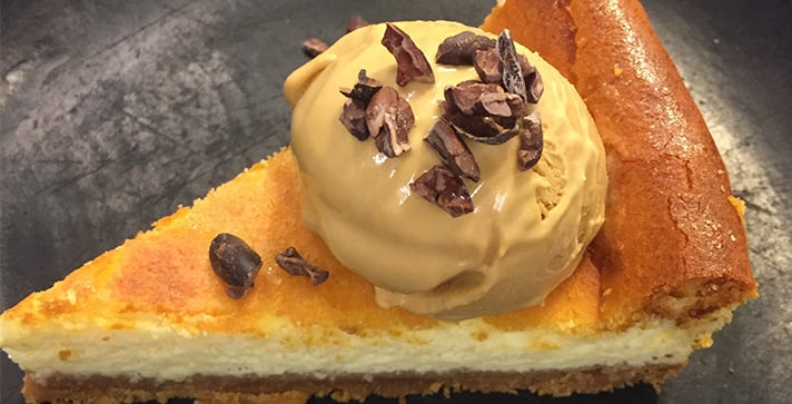 Cheesecake de achiras, el postre de la experiencia en Oculto | Marca País