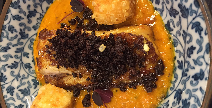 Pescado fresco, el segundo plato de la experiencia en Oculto | Marca País