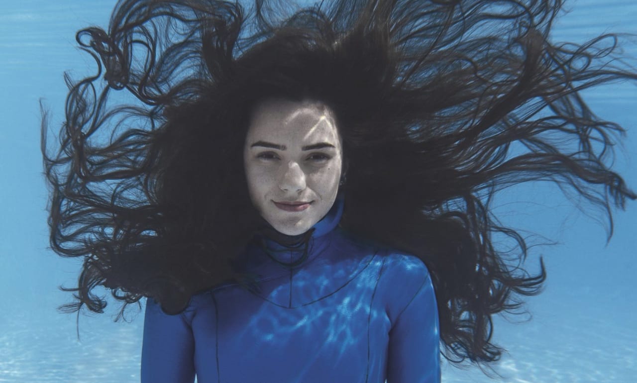 Sofía Gómez en las profundidades del mar.