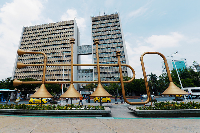 Niche, the famous sculpture of Jairo Varela Square in Cali | Colombia Country Brand
