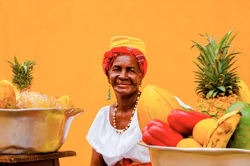 Palenqueras in Cartagena, a great example of being welcoming in Colombia | Colombia Country Brand