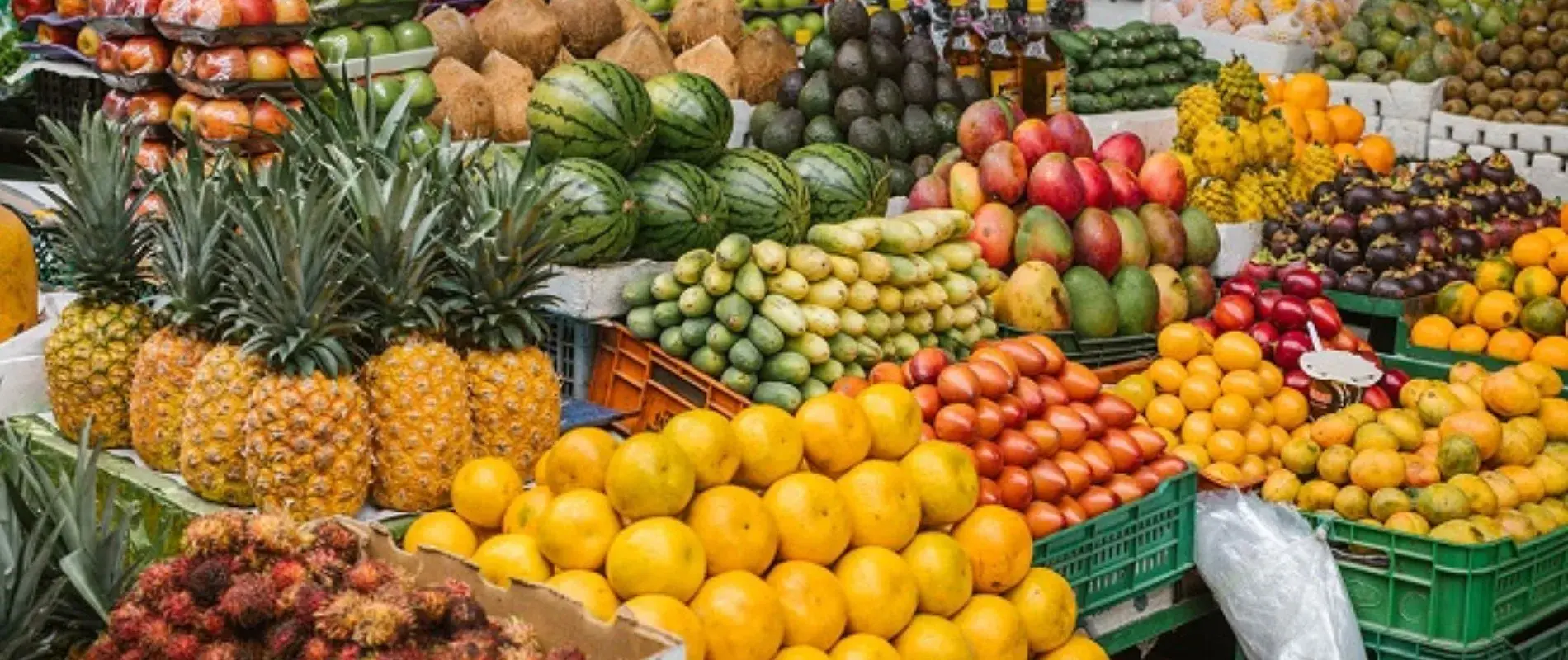 Alimentos del campo colombiano