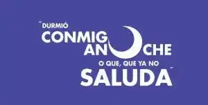 Texto en fondo morado:
