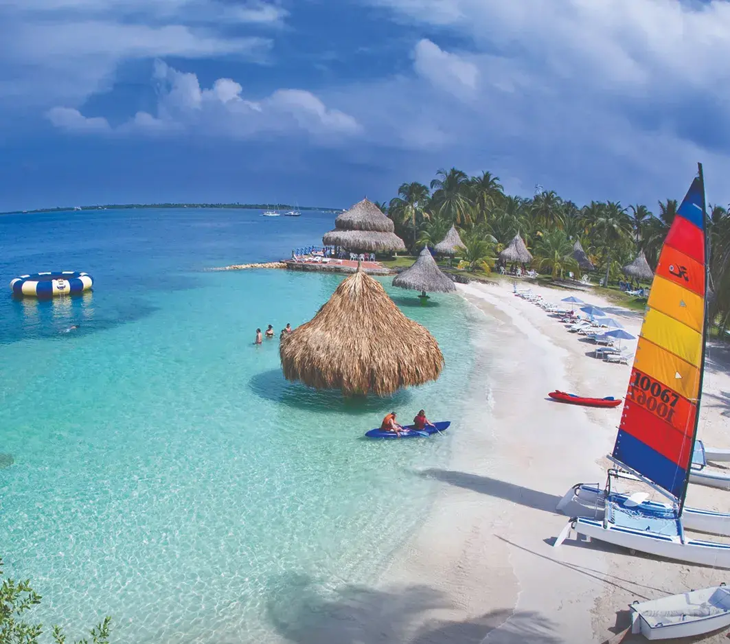 Visiting Cartagena’s beaches is one of the possible activities