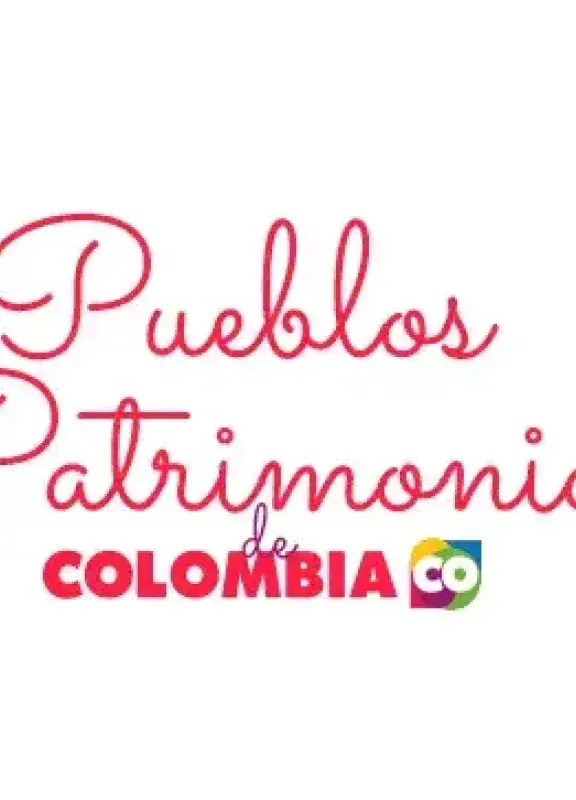 Ilustración de pueblos patrimonio de Colombia Ilustración de pueblos patrimonio de Colombia con arquitectura típica y palmeras