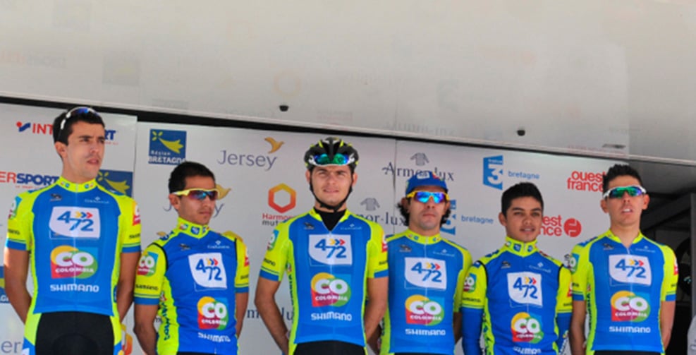 Ciclismo. deporte, equipo 472, Colombia