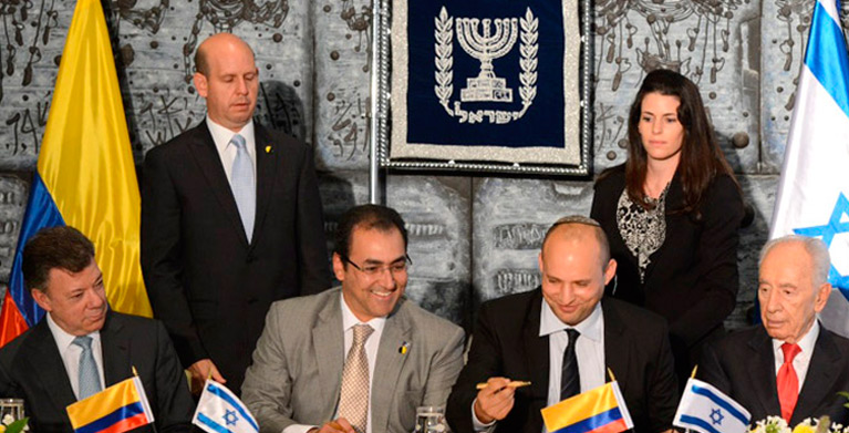 Israel, Colombia, Tratado libre comercio, relaciones comerciales, comercio