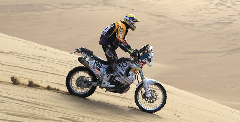 rally Dakar, motociclista colombiano