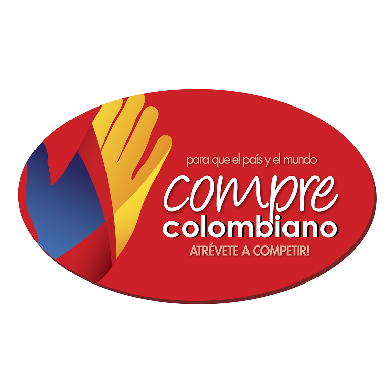 compre colombiano logo, productos colombiano, industria