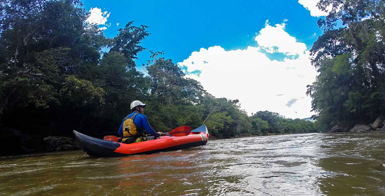 Rafting, Colombia