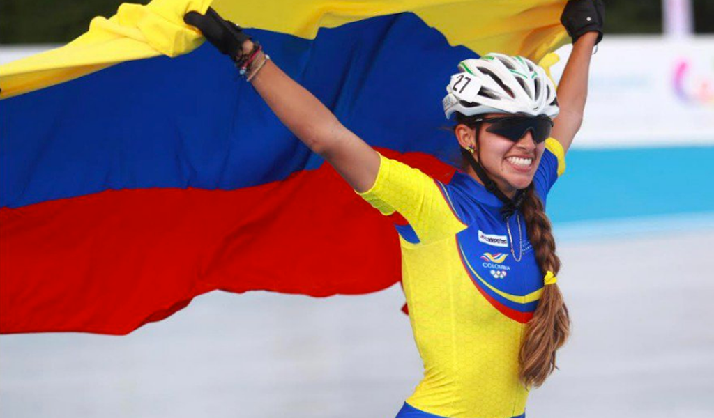 La sabrosura de la mujer colombiana, Fabiana Arias, Deportista, Patinadora