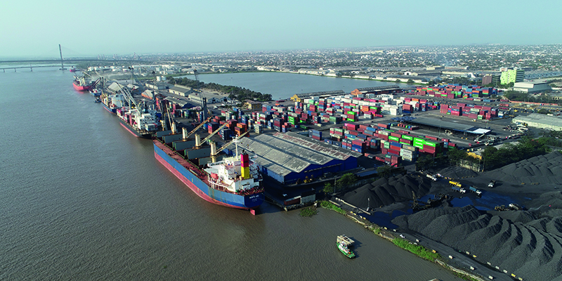 Panorámica del Puerto de Barranquilla - Así es el Puerto de Barranquilla, líder en carga | Marca País Colombia