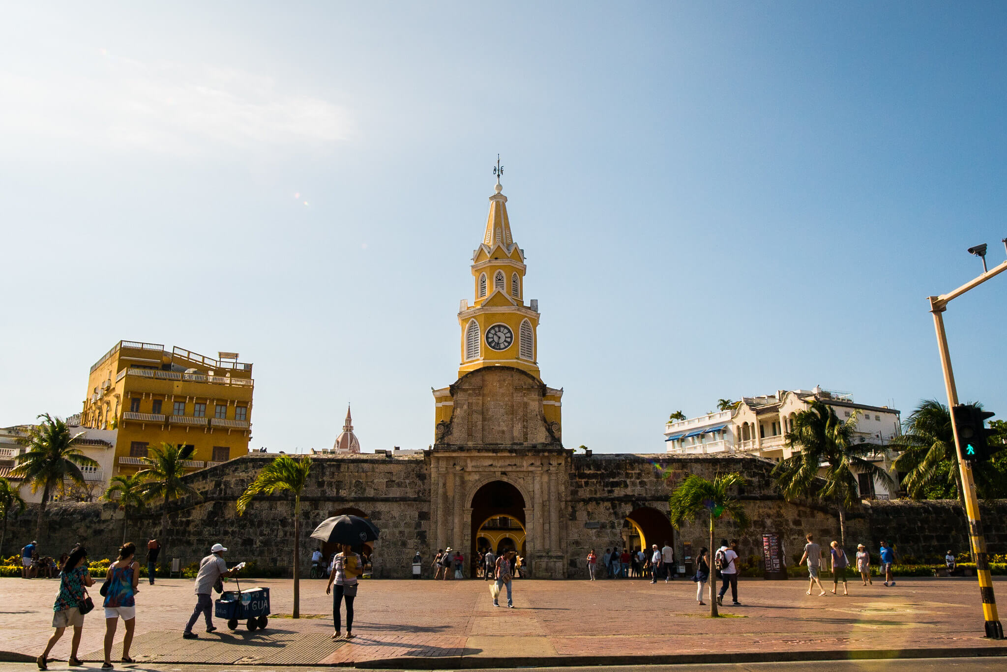 Cartagena, Torre del reloj, centro histórico, playas colombianas, matrimonio en el mar