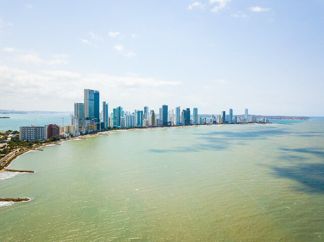 Cartagena, playa, Colombia, vacaciones, deportes acuáticos
