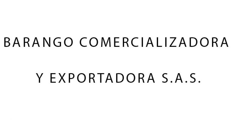 BARANGO COMERCIALIZADORA Y EXPORTADORA S.A.S, agroindustria, alimentos, panela