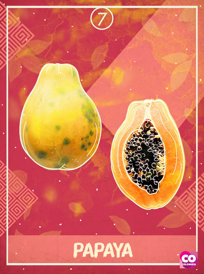 IMAGEN-Frutas de Colombia - Tarot - Papaya | Marca País Colombia