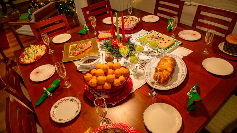 Tradiciones navideñas Cena