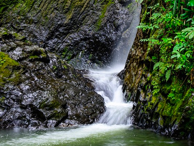 Cascada el Tambo, en el municipio de Tena, Cundinamarca.