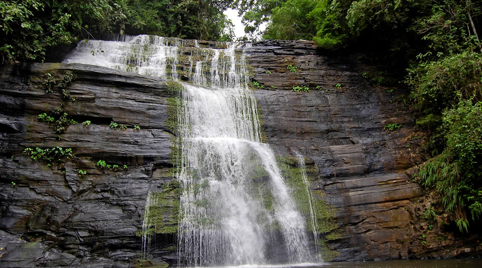 Cascada El Tilupo, en el Parque Nacional Natural Los Katíos. Foto cortesía de Parques Nacionales Naturales de Colombia